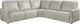 Bassett® Furniture Everett 5-Piece Gray Leather L-Shaped Power Reclining Sectional-0