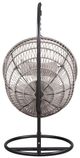 ACME Furniture Vasant Beige/Black Fabric/Metal/Rope Outdoor Hanging Chair-4