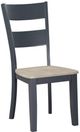 American Wholesale Furniture 5-Piece Gray Dining Table Set with Graphite Base-3
