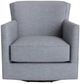 Bassett® Furniture Customizable New American Living Thin Track Arm Swivel Chair-1