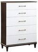 Homelegance® Niles Cherry/White Chest-0