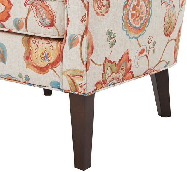 Olliix by Madison Park Cream Colette Accent Wingback Chair-4