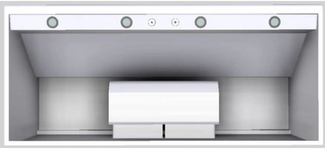 Vent-A-Hood® 54" White Wall Mounted Range Hood-3