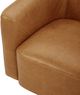 KUKAHOME Dana Concord Camel Accent Swivel Chair-4