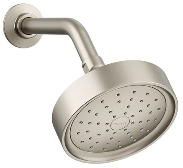 KOHLER® Purist® Vibrant Brushed Nickel 1.5 GPM Single-Function Showerhead-0