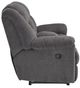 Signature Design by Ashley® Foreside Charcoal Manual Reclining Loveseat with Console-2
