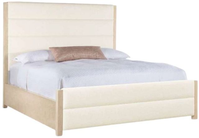 Hooker® Furniture Westwood Polished Limestone/Trendy Snow California King Panel Bed-0
