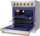 Thor Kitchen Gordon Ramsay Series 30" Stainless Steel Pro Style Electric Range with Precision Knob Control & Bronze Hardware-4