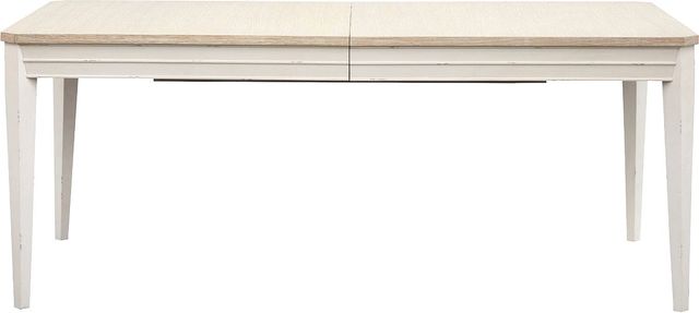 Magnussen Home® Echo Isles Driftwood/White Rectangular Dining Table-2