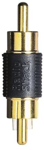 RadioShack Coupler RCA Male to RCA Male-0