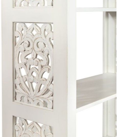 Liberty Furniture Trellis Lane Weathered White Accent Bookcase-1