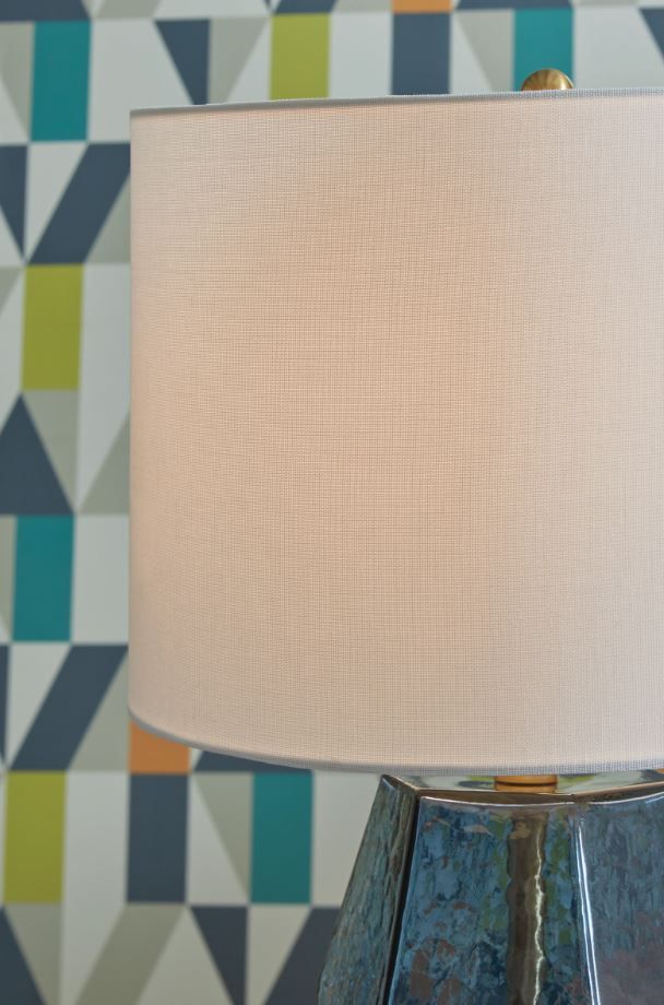 Signature Design by Ashley® Tallow Blue Table Lamp-1