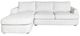Armen Living Reid Snow Fleck Left-Arm Facing Sofa Chaise-0