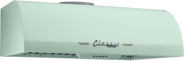 Unique® Appliances Classic Retro 30" Summer Mint Green Wall Mounted Range Hood-1