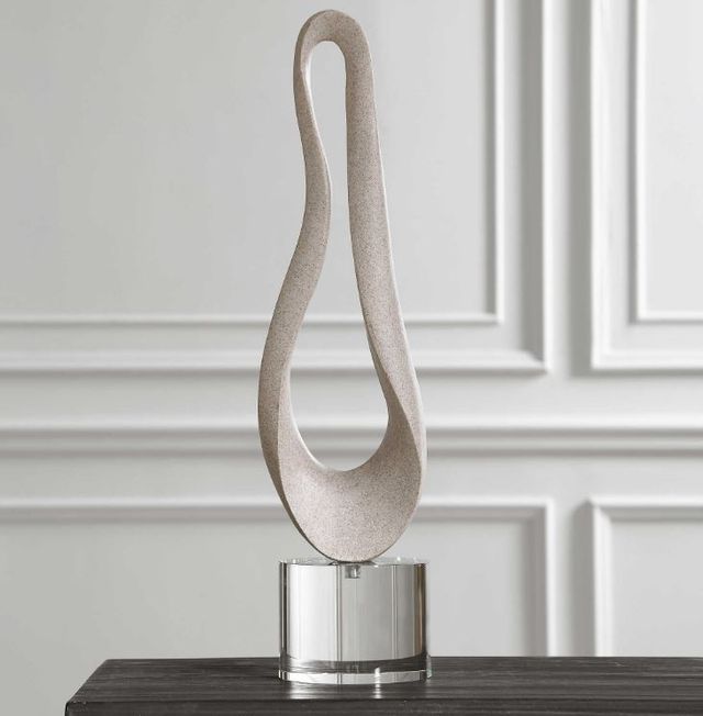 Uttermost® Oval Harmony Crystal Sculpture-1