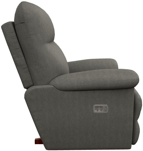 La-Z-Boy® Jay Flannel Power Rocking Recliner with Headrest and Lumbar-2