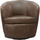 Parker House® Barolo Vintage Brown Swivel Club Chair-2