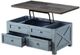 Cottage Creek Furniture Bar Harbor Natural Lift-Top Cocktail Table with Blue Base-1