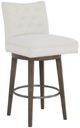 Fairfield® Customizable Entree Dining Concave 20" Short Back Swivel Bar Stool-0
