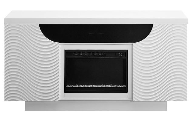 Global Furniture USA Aileen White 66" Entertainment Unit-1