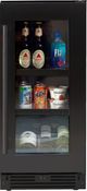 XO Luxury 15" Black Stainless Steel Beverage Center-0