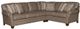 King Hickory Customizable Jordan 2-Piece Fabric Sectional -0