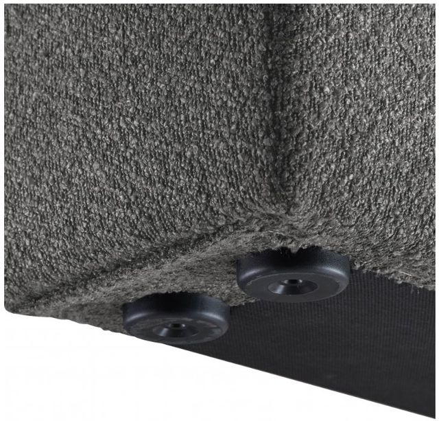Meridian Furniture Terra Grey Boucle Twin Panel Bed-2