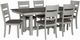 Liberty Furniture Brook Bay 7-Piece Carbon Gray/Textured White Optional Trestle Dining Table Set-0