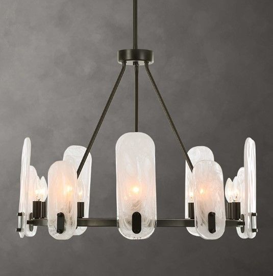 Uttermost® Ellipse Dark Bronze 10-Light Chandelier-1