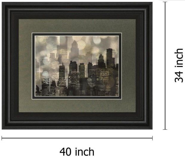 Classy Living Katrina Craven City Lights 40" Wall Art-2