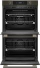KitchenAid® 30" Black Ore Smart Double Electric Wall Oven with Assisted Cook Cycles-1