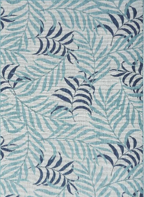 Nourison Home™ Garden Oasis Blue 5'x7' Area Rug-0