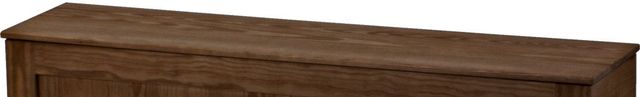 Crate Designs™ Furniture Brindle Wood Top Storage Bench-1