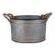 A & B Home 3-Piece Gunmetal Decorative Pot Set-3