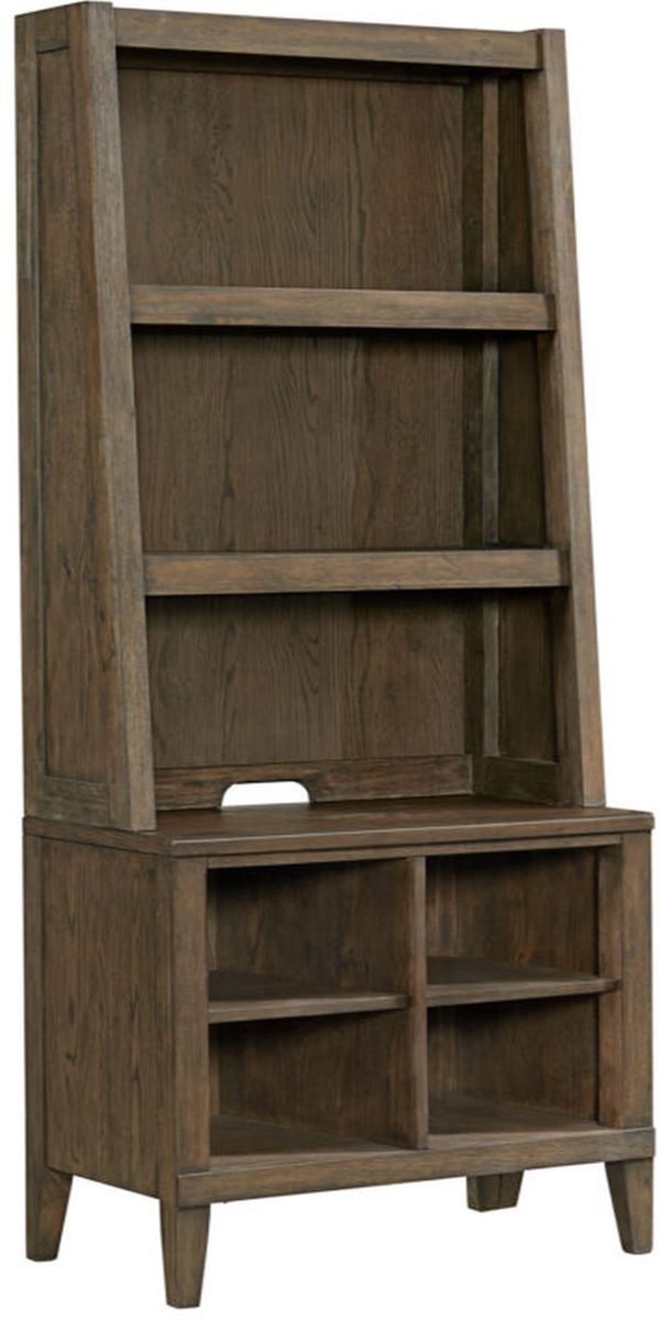 Intercon Preston Weathered Vintage Oak 48" Bunching Bookcase-3
