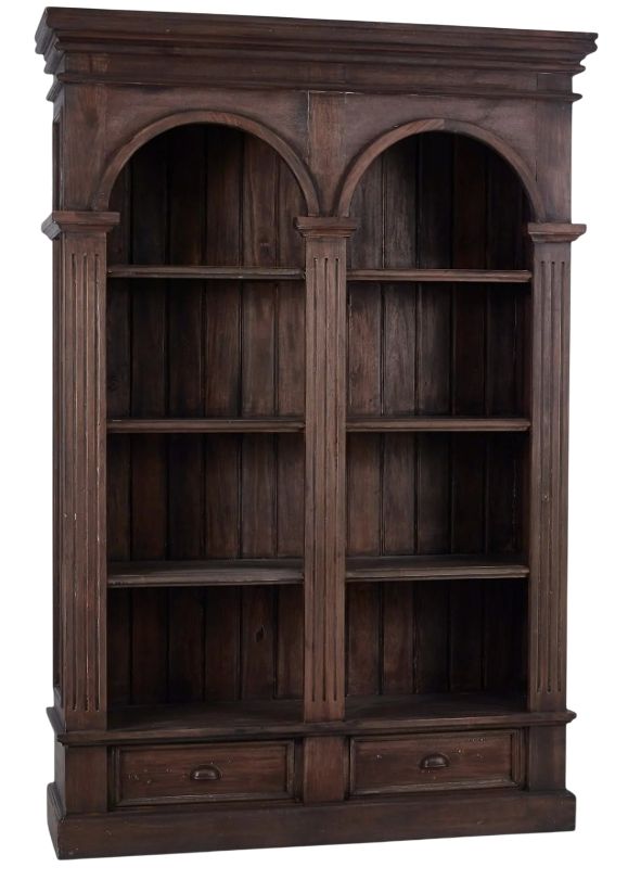 Bramble Customizable Roosevelt Double Arch Bookcase-0