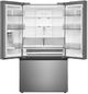 Midea® 36" 26.5 Cu. Ft. Stainless Steel Counter Depth French Door Refrigerator with AutoFill Pitcher and Dual Ice Maker-1