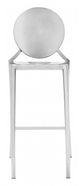 Zuo® Eclipse Stainless Steel Set of 2 Bar Chairs-1