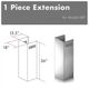 ZLINE 36" Stainless Steel Chimney Extension -3
