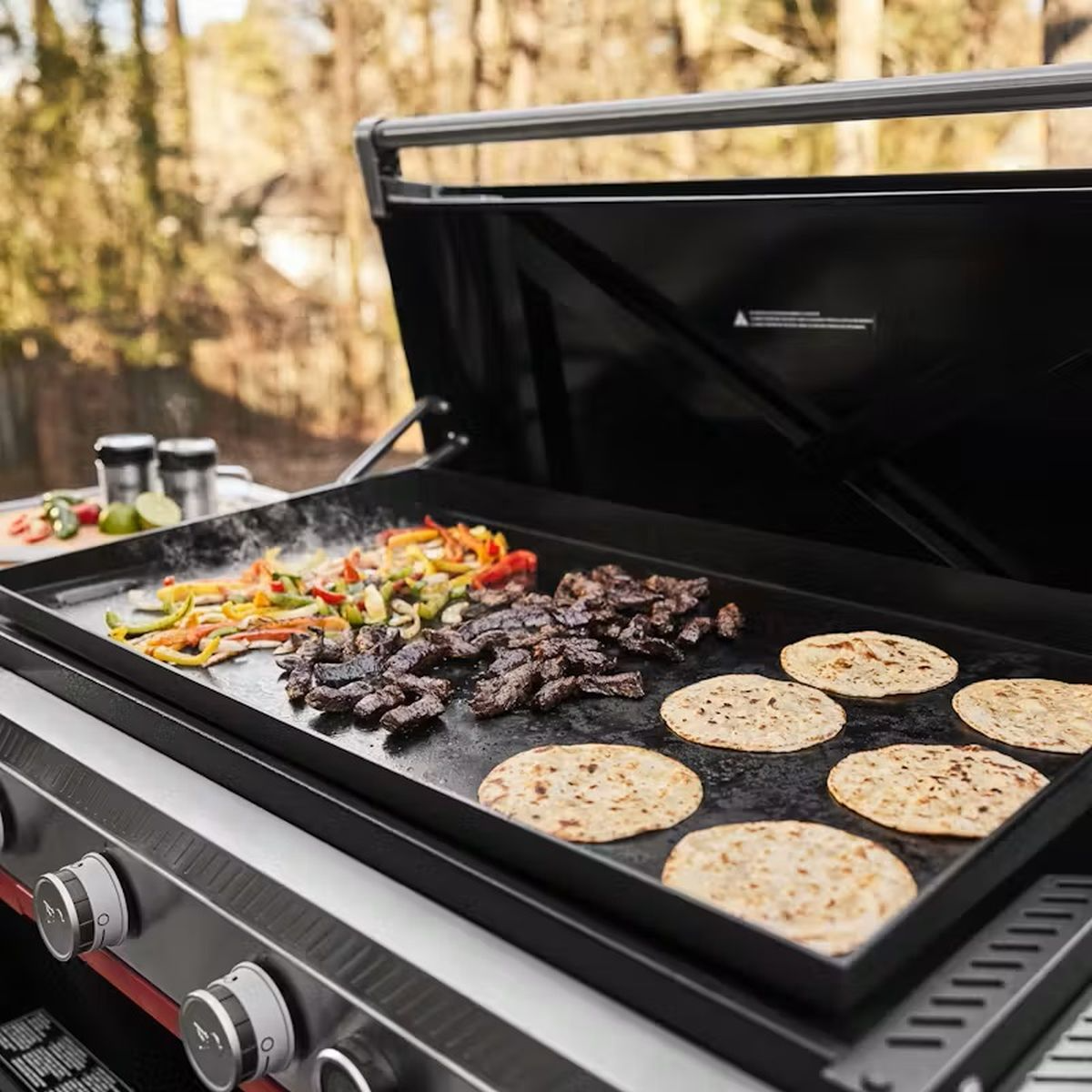 Weber Slate 36" Black Natural Gas Freestanding Griddle - Thumbnail 2