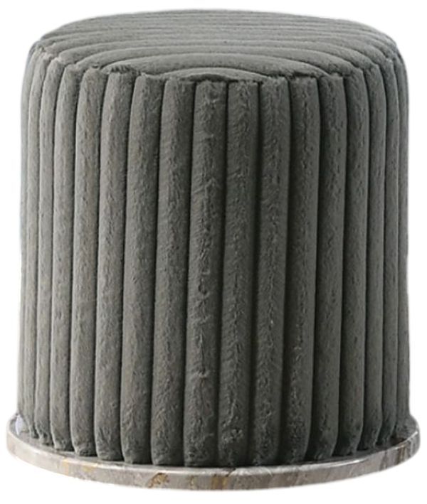Furniture of America® Cleburne Light Gray Vanity Stool-0