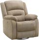 Monarch Specialties Inc. Beige Large Power Swivel Glider Reclining Chair with USB Ports-0