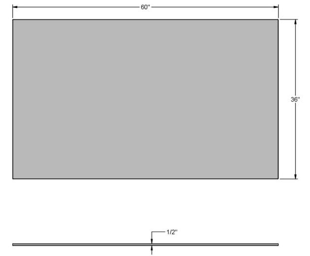 Amisco Customizable Ricard Glass Top Counter Height Dining Table-3