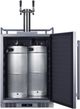 Summit® 24" 5.6 Cu. Ft Stainless Steel Built-In Outdoor Beer & Coffee Kegerator-2