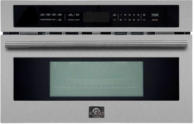 FORNO® Espresso Oliena 1.6 Cu. Ft. Stainless Steel Built In Microwave -0