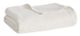 Olliix by Madison Park Freshspun Basketweave Cream Full/Queen Cotton Blanket-0