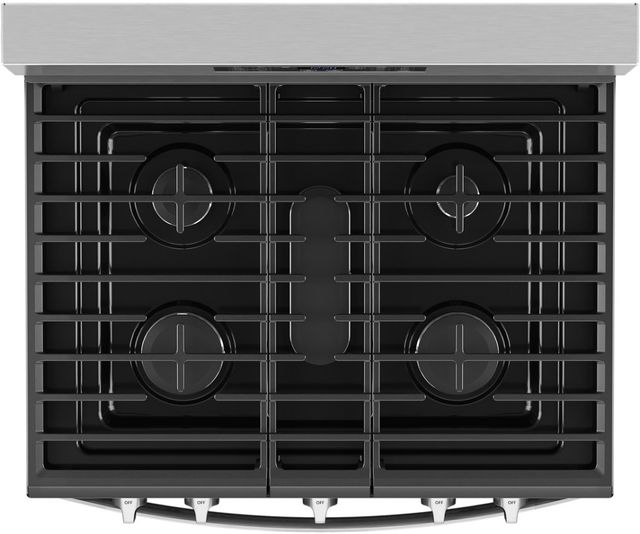 Whirlpool® 30" Fingerprint Resistant Stainless Steel Freestanding Gas Range with 5-in-1 Air Fry Oven-7
