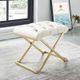 Inspire™ Rada Ivory/Brushed Gold Bench-3