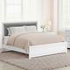 Signature Design by Ashley® Raechalla Gray/White Queen Upholstered Panel Headboard-1