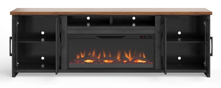 Legends Home Essex ES5410.SWK 97" Fireplace TV Stand - Thumbnail 3